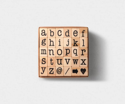 Small Letters Alphabet Stamp Set
