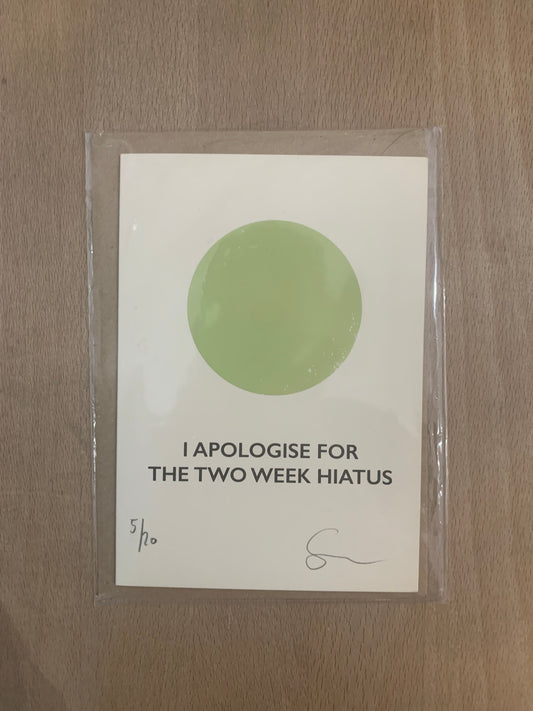 CMPH "I apologise for the two week hiatus"