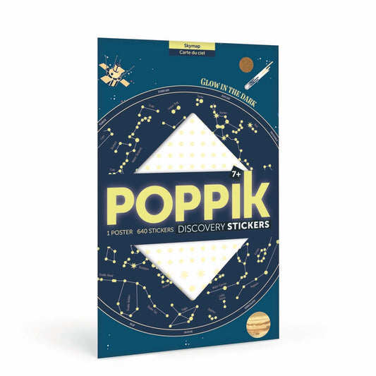 Poppik Creative Stickers - Skymap