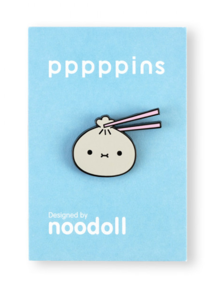 Noodoll Ricebao Chopsticks Enamel Pin