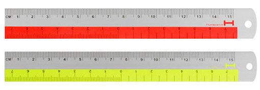 Hightide Aluminium Ruler - 15 cm