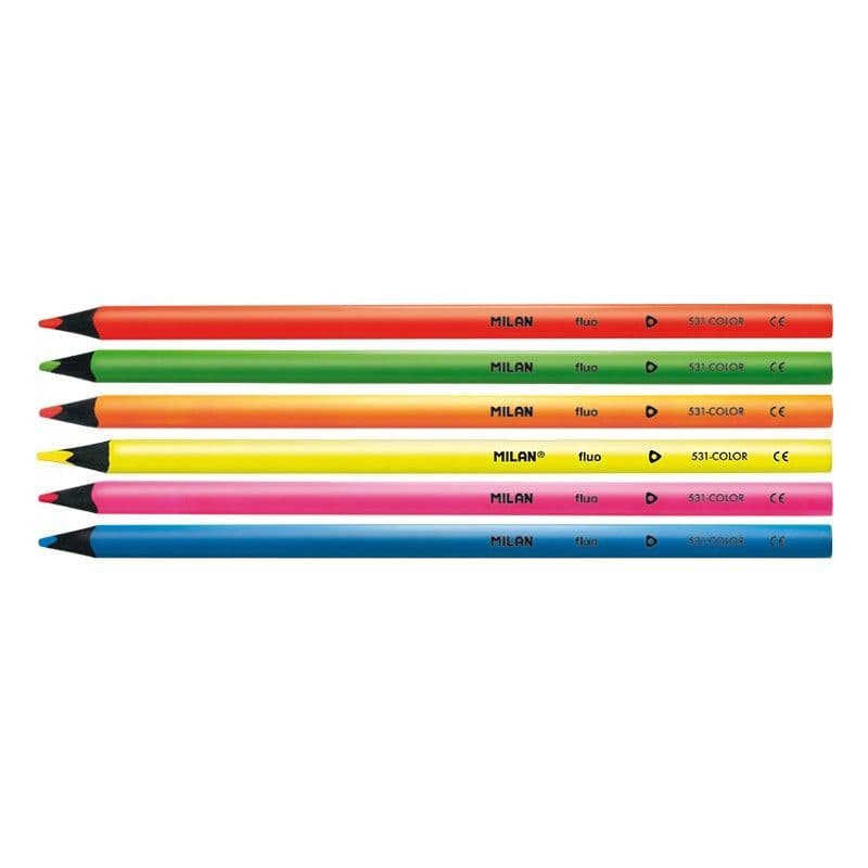 Milan Fluorescent Colouring Pencils